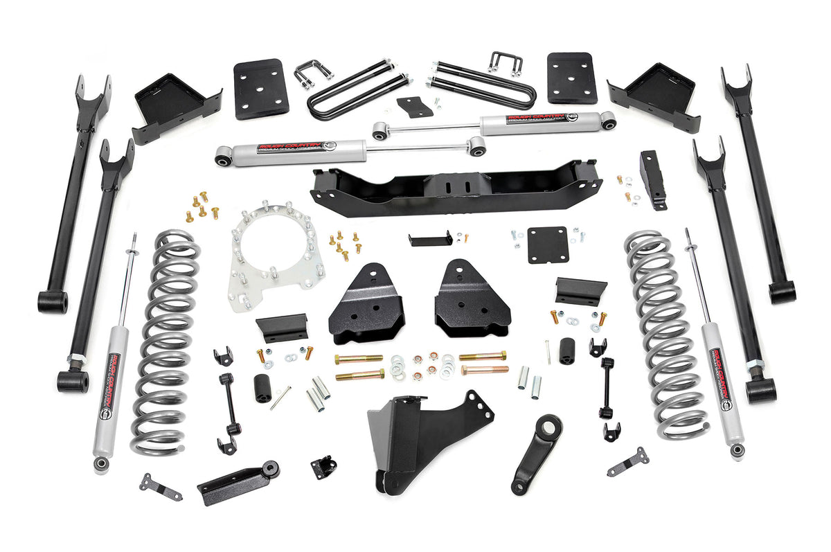 Rough Country 6 Inch Lift Kit | Ford F-250/F-350 Super Duty 4WD (2017-2022) - Kit 52620