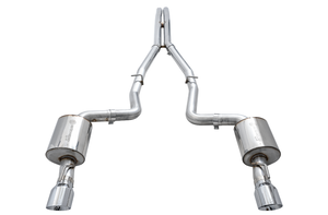 AWE Tuning 2015+ Dodge Charger 6.4L/6.2L SC Non-Resonated Touring Edition Exhaust - Silver Tips