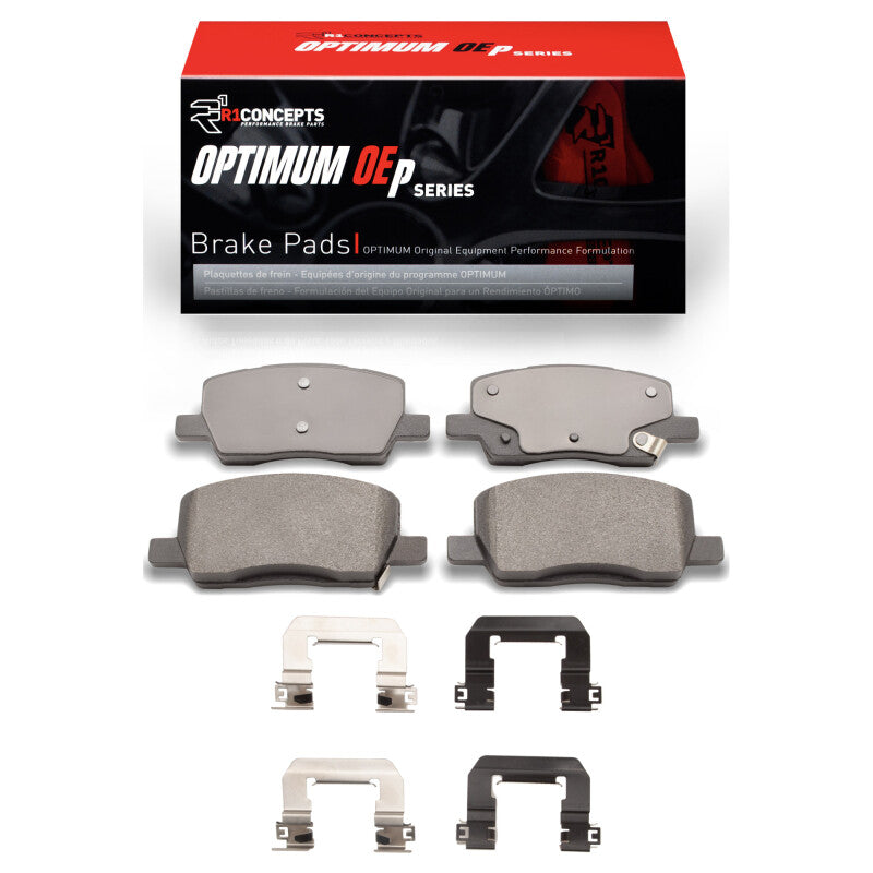 R1 2017-2025 Tesla Model S Rear R1 Optimum OE Pads & Hardware Kit