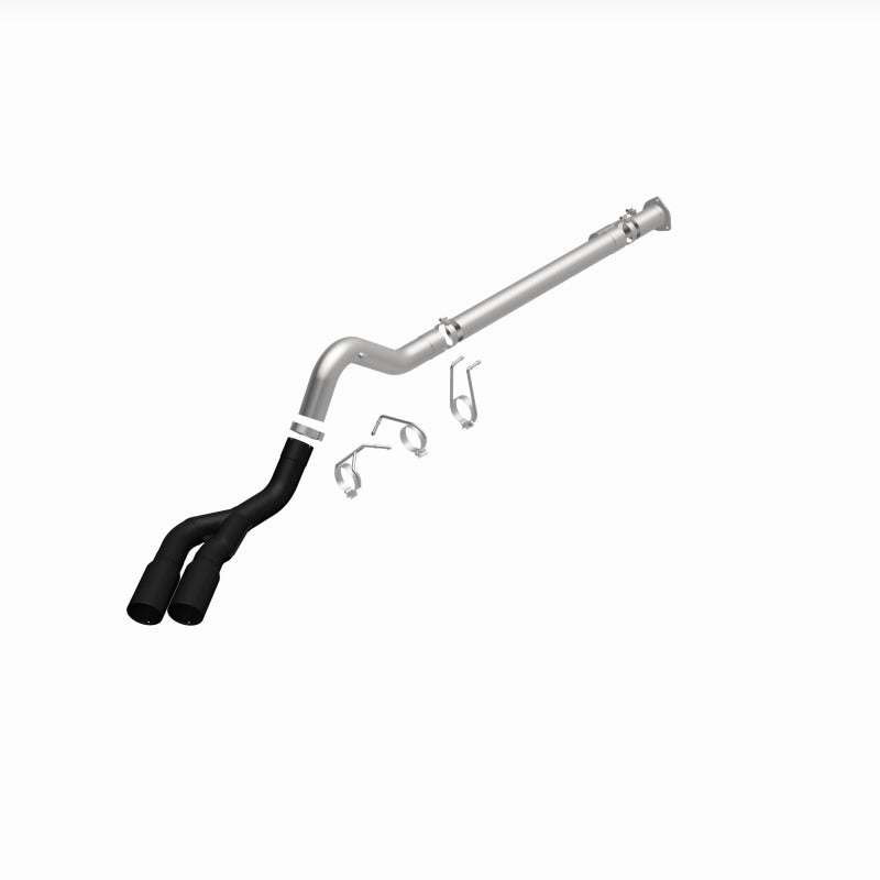 MagnaFlow 08-18 Ford F-250/F-350/F-450 4.6L/6.7 DPF-Back Black 4in Dual Single Rear Exit
