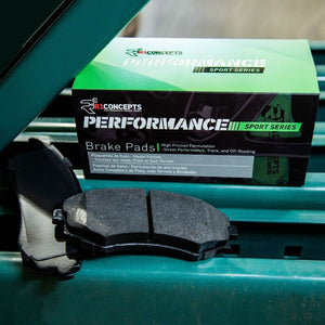 R1 15-23 Ford Mustang Front Performance Sport Pads & Hardware Kit