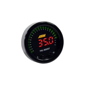AEM X-Series Tru-Boost Controller Gauge w/ Boost Control Solenoid 80PSIg Internal MAP Sensor