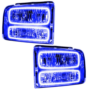 Oracle 05-07 Ford F-250/350 SMD HL - Chrome - ColorSHIFT w/ 2.0 Controller