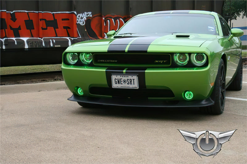 Oracle Dodge Challenger 08-14 Halo Kit (ProjectorHL) - ColorSHIFT w/o Controller