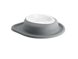 WeatherTech Pet Feeding System Single Low 32oz 3in. Poly Bowl - Dark Grey