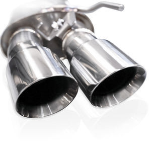 Stainless Works 2024 Mustang GT Catback Quad Tips Legend Sound H-Pipe Performance Connect Exhaust