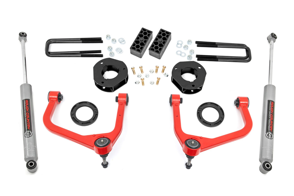 Rough Country 3.5 Inch Lift Kit | Chevy Silverado 1500 2WD/4WD (2019-2024 & Refresh)