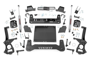 Rough Country 4 Inch Lift Kit AT4/Trailboss | Chevy/GMC 1500 2WD/4WD (19-24)/Silverado 1500 (19-24)