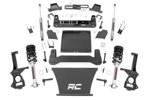 Rough Country 4 Inch Lift Kit AT4/Trailboss | Chevy/GMC 1500 2WD/4WD (19-24)/Silverado 1500 (19-24)