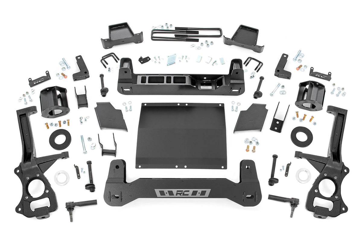Rough Country 6 Inch Lift Kit Adaptive Ride Control | Chevy/GMC Sierra 1500 (19-24)/Silverado 1500 (21-24)