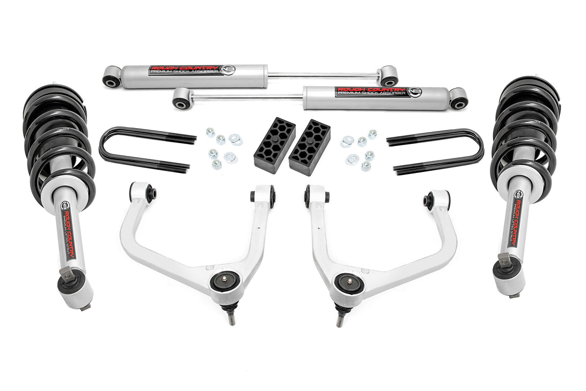 Rough Country 3.5 Inch Lift Kit | Chevy Silverado 1500 2WD/4WD (2019-2024 & Refresh)