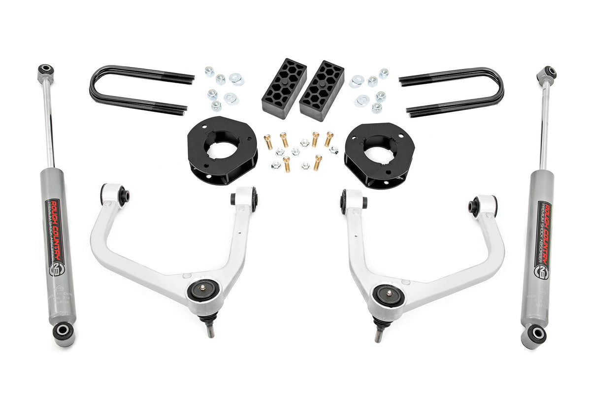 Rough Country 3.5 Inch Lift Kit | Chevy Silverado 1500 2WD/4WD (2019-2024 & Refresh)