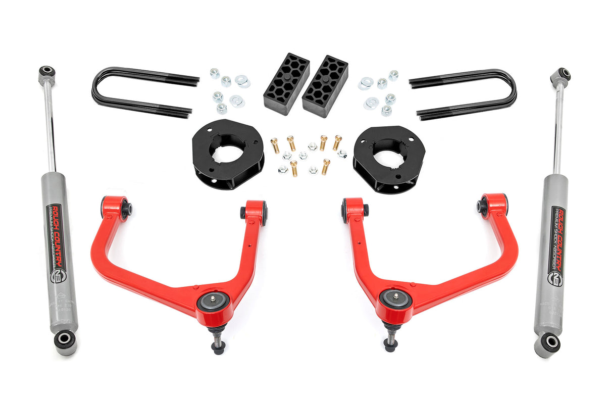 Rough Country 3.5 Inch Lift Kit | Chevy Silverado 1500 2WD/4WD (2019-2024 & Refresh)