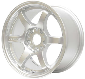 Gram Lights 57DR 15x8.0 +28 4x100 Sunlight Silver Wheel