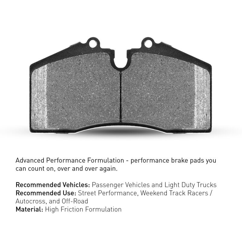 R1 99-15 Audi TT Rear Performance Sport Pads & Hardware Kit