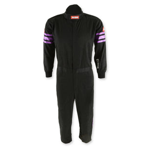 RaceQuip Purple Trim SFI-1 JR. Suit - Kids XL