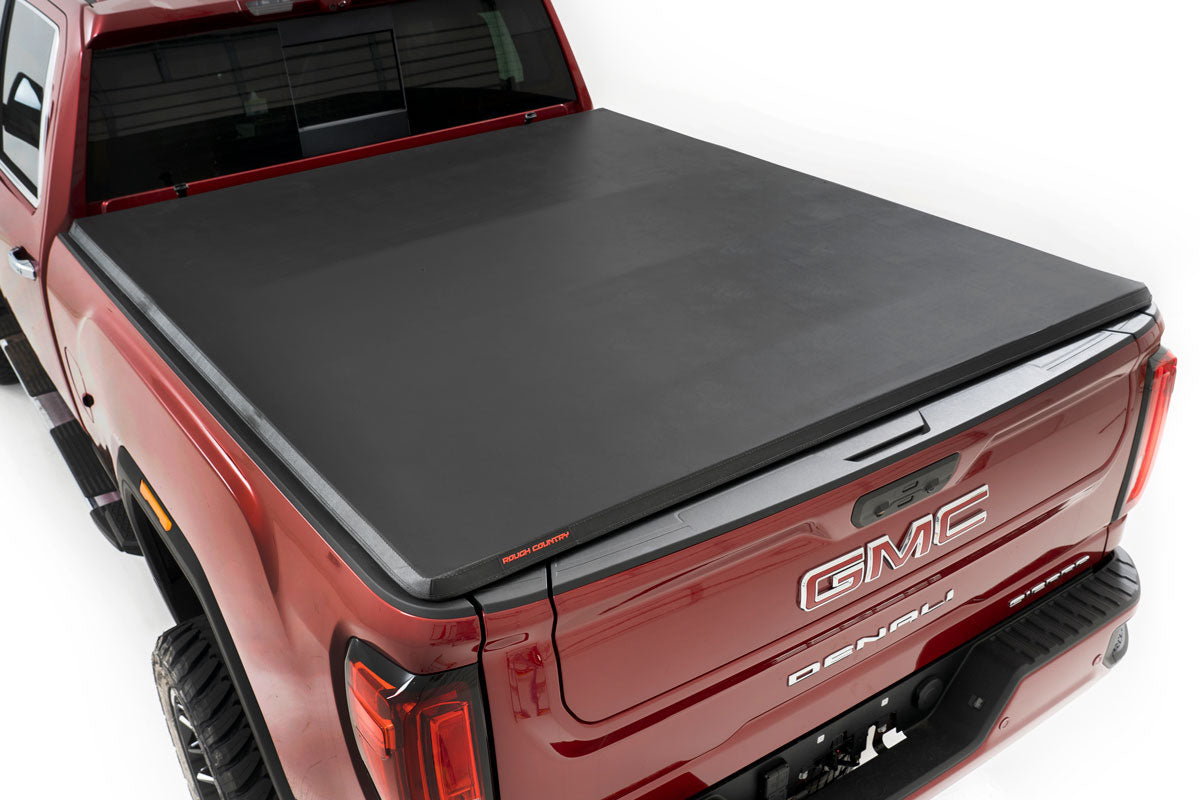 Rough Country Soft Tri-Fold Bed Cover 6'9