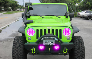 Oracle Jeep Wrangler 07-17 Halo Kit - ColorSHIFT