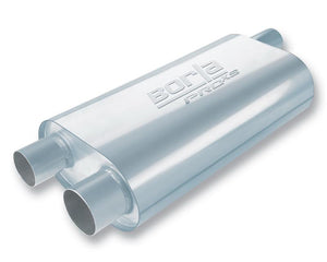 Borla Universal Oval Transverse 2.5in Inlet/Outlet 19in x 10.25in x 5.5in Turbo XL Muffler