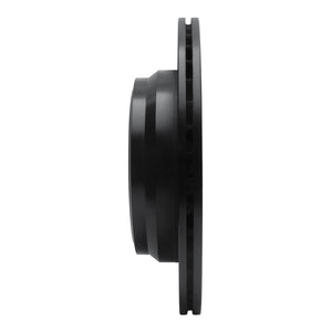 R1 06-20 BMW 325XI Rear Right Drilled & Slotted Black Brake Rotor