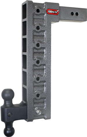Gen-Y Mega Duty 2.5in Shank 18in Drop 3K TW 21K Hitch w/GH-061 Dual-Ball/GH-0101 Stabilizer Kit