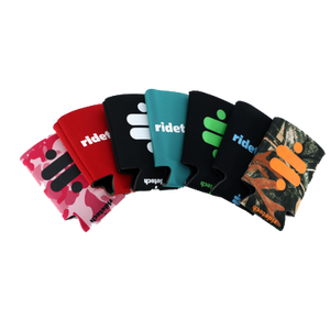 Ridetech Can Coozie - Black w/ White Logo