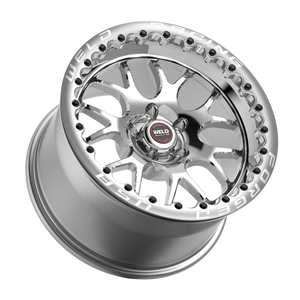 Weld S77 Beadlock 15x9/5x114.3/6.5 BS/3.18 HB-Polished Center-Polished Shell-Polished SBL MT Wheel