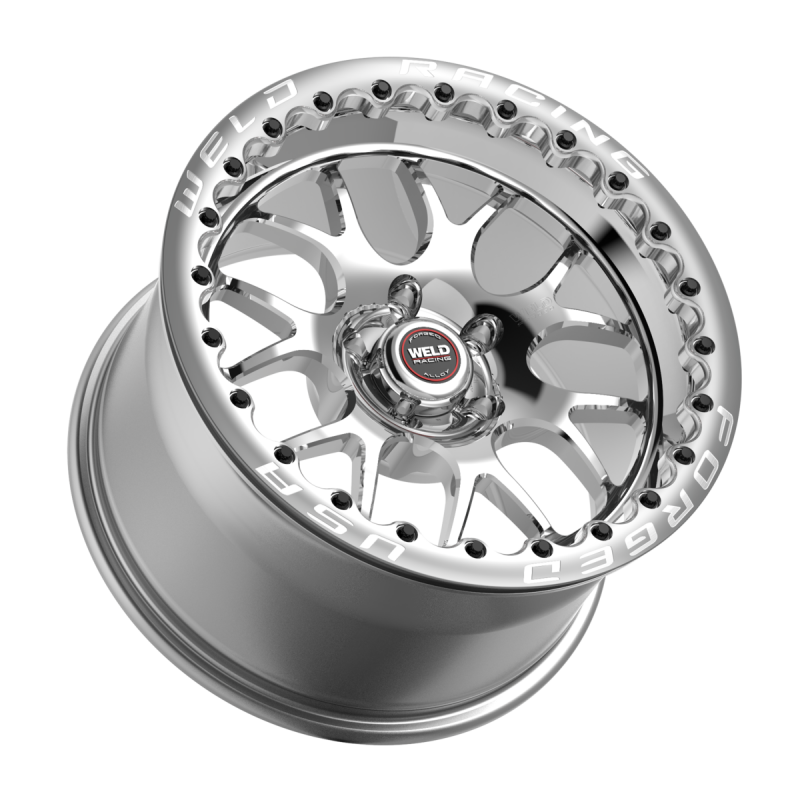 Weld S77 Beadlock 17x11/5x120.65/7.7 BS/3.18 HB-Polished Center-Polished Shell-Polished SBL Wheel
