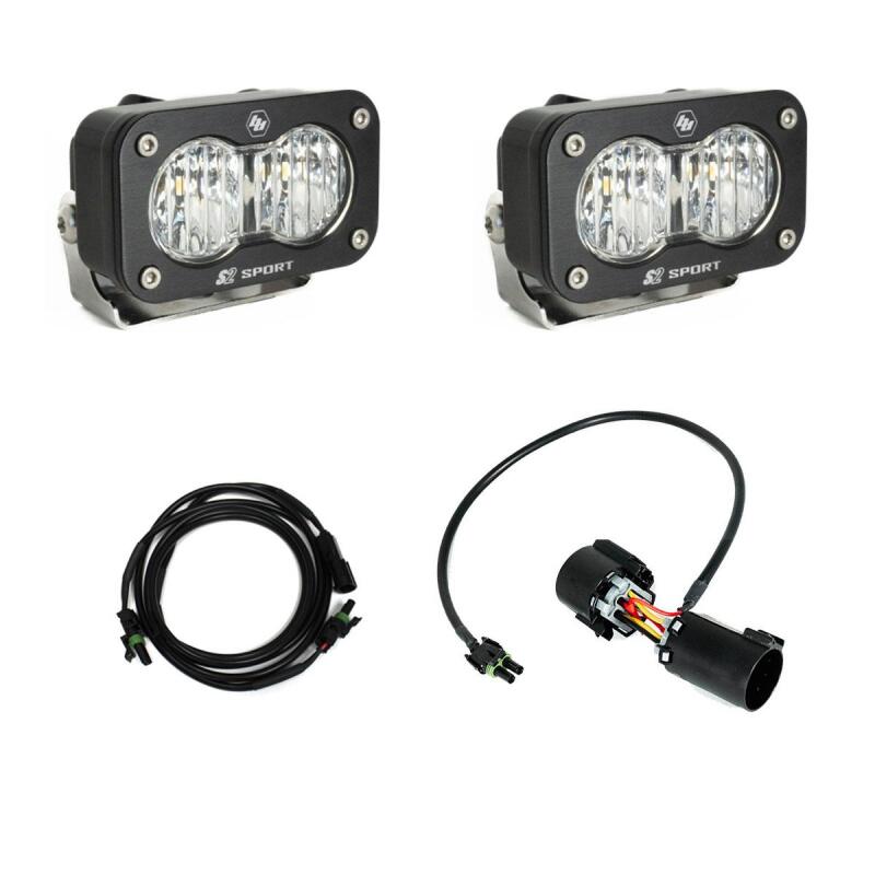 Baja Designs 23-24 Ford F250/F350 Super Duty S2 Sport Dual Reverse Light Kit w/Trailer Hitch Harness