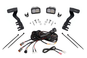 Diode Dynamics Stage Series 2in LED Ditch Light Kit for 2024+ Toyota Tacoma- Sport White Combo