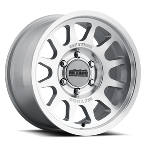 Method MR703 Bead Grip 18x9 12mm Offset 6x5.5 106.25mm CB - Machined Clear Coat