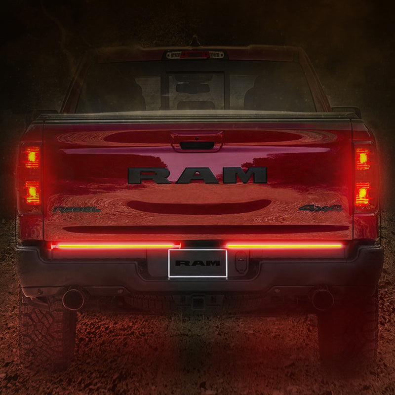 Putco 2019+ RAM 1500/Jeep Wrangler JK/JL 18in Split Blade LED Tailgate Light Bar (Pair)