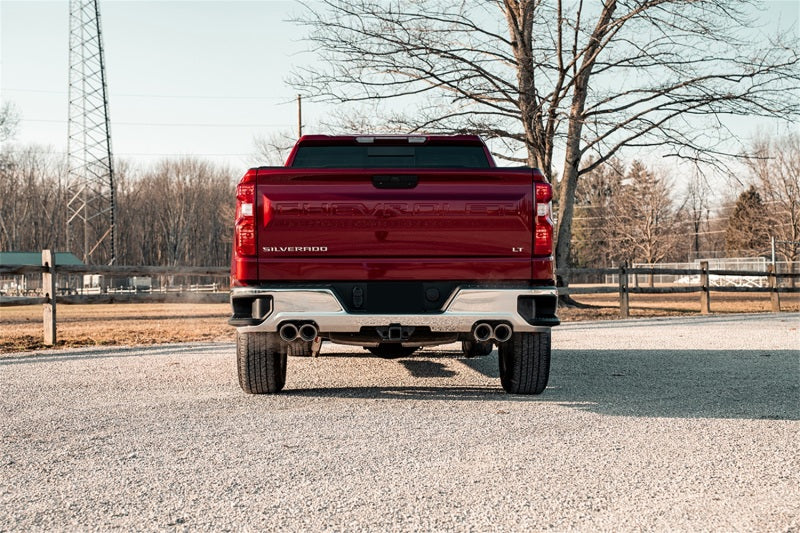 Corsa 2019-2025 Chevrolet Silverado 1500 5.3L 147.5in Wheel Base Cat-Back Dual Rear 4in Polish Tips