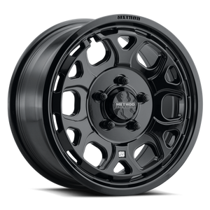 Method MR416 Bead Grip 15x7 / 5x4.5 / 55mm Offset / 68.00mm CB / Gloss Black Wheel
