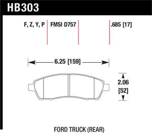 Hawk HPS Street Brake Pads