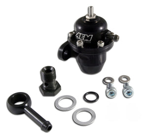 AEM 86-93 Acura / 95-98 TL / 88-91 Civic/CRX / 92-01 Prelude Black Adjustable Fuel Pressure Regulato
