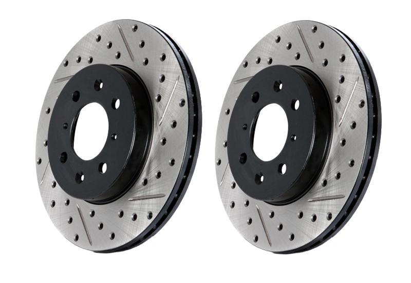 StopTech Slotted & Drilled Sport Brake Rotor 11-15 Jeep Grand Cherokee (Excludes SRT8)