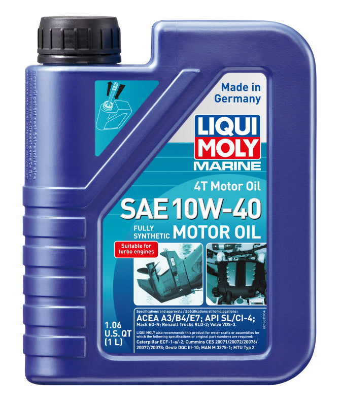 LIQUI MOLY 1L Marine 4T Motor Oil SAE 10W40