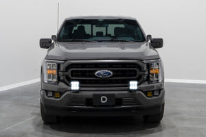 Diode Dynamics 21-22 Ford F-150 SS5 Bumper LED Pod Light Kit - Pro White Combo