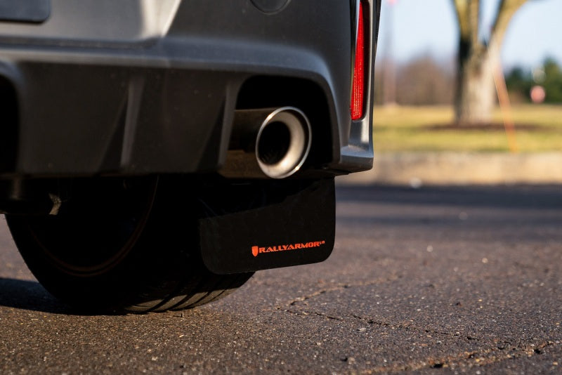 Rally Armor 23-26 Toyota GR Corolla Red UR Mud Flap w/White Logo
