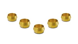 Vibrant 5/8in Brass Olive Hardline Tubing Inserts (2 Pack)