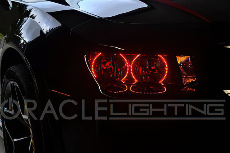 Oracle Chevy Camaro Non-RS 14-15 Dual Halo Kit Round Style - w/ Simple Controller