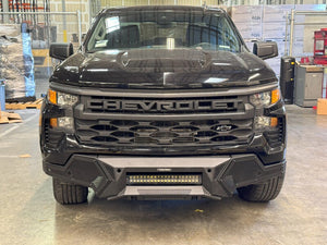 Go Rhino 22-26 GM Silverado/Sierra 1500 Element Front Bumper w/ Power Bar - Tex. Blk