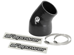 aFe Magnum FORCE Intake Coupling Kit (3 IN ID to 2-1/4 IN ID x 35 Deg.) Elbow Coupler - Black