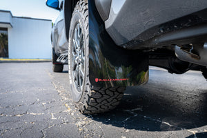 Rally Armor 25-26 Toyota 4Runner Black UR Mud Flap w/ White Logo