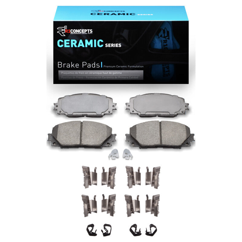 R1 2010-2022 Lexus CT200H Front R1 Ceramic Pads & Hardware Kit