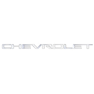Putco 19-20 Chevy Colorado - Grille Letters - Stainless Steel Chevrolet Letters