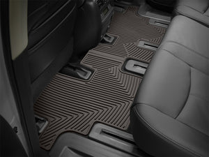 WeatherTech 2013+ Infiniti JX Rear Rubber Mats - Cocoa