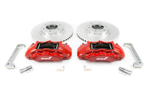 Alcon 2019+ Ford Ranger/2020+ Bronco 2.3L 350x34mm Rotors 6-Piston Calipers Front Brake Kit - Red