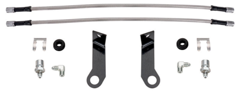 Wilwood 15-21 Toyota 4Runner Flexline Kit 14in M10-1.00 IF 1/8-27 NPT w/ Bracket